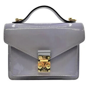 LOUIS VUITTON Vernis Monceau Lilac Handbag